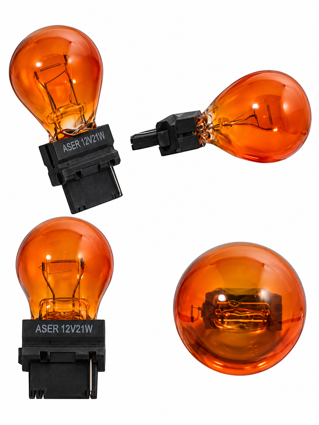 Foco automotriz 3156 Amber 12 V 21 W