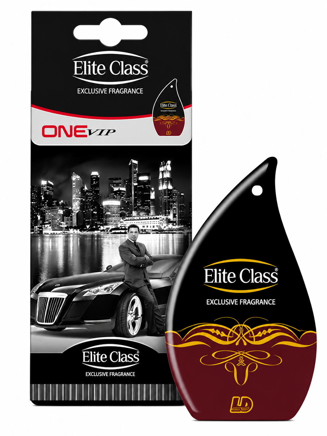 Aromatizante automotriz Elite Class celulósico One Vip