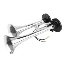 Pito de Trompeta Cromado 12V&24V