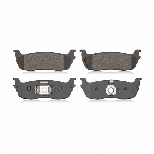 Pastillas de freno Ford Expedition 1997-2001 F150 1997-2004 F250 1997-2000 Dodge B150 B1500 1998 en adelante Ram 1500 2000-2001 Delantera Ram 2500 2000-2008 Ram 3500 1994-2008 Trasera